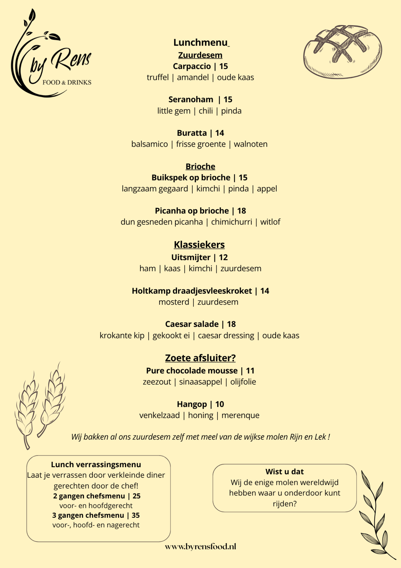 Lunchen in de Peperstraat van Wijk bij Duurstede met een twist!